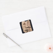 Harp player, 1830-1600 BC Vierkante Sticker (Envelop)