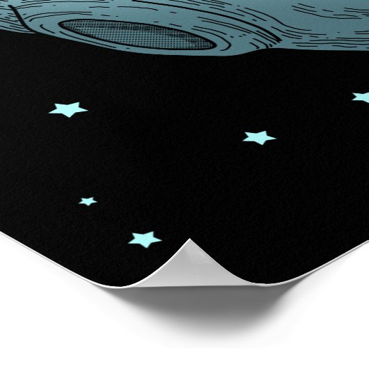 Harp Player Gifts Girls Harpist Gift Women Harp Poster (Hoek)