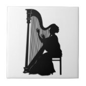 Harp Player Tegeltje (Voorkant)