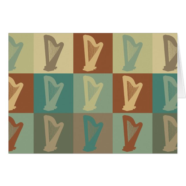 Harp Pop Art (Voorkant Horizontaal)