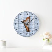 Harp ~ Rollend vel Music ~ Blue Tint Background ~ Grote Klok (Huis)