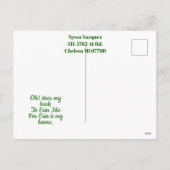 Harp Saint Patrick's Day Shamrock Celtic Feestdagenkaart (Achterkant)