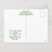 Harp Saint Patrick's Day Shamrock Celtic Feestdagenkaart (Achterkant)