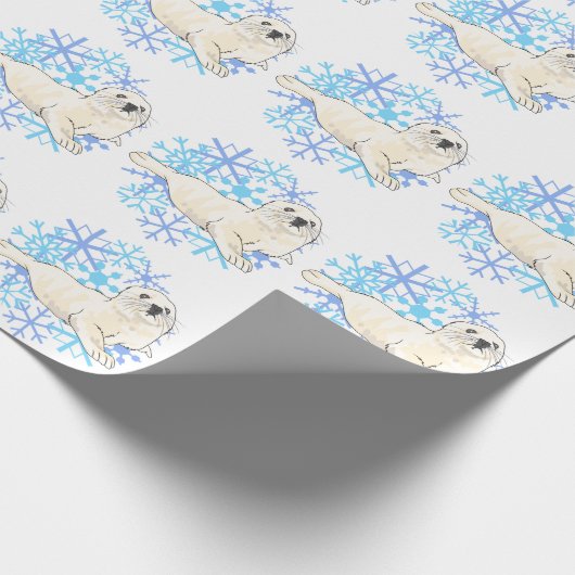 Harp Seal Cadeaupapier (Hoek)