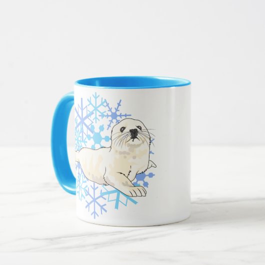 Harp Seal Mok (Voorkant links)