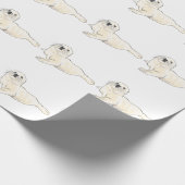 Harp Seal Pup Cadeaupapier (Hoek)