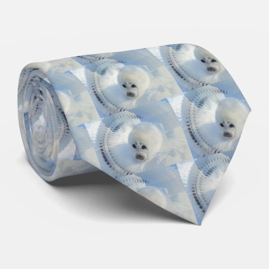 Harp Seal Stropdas (Opgerold)