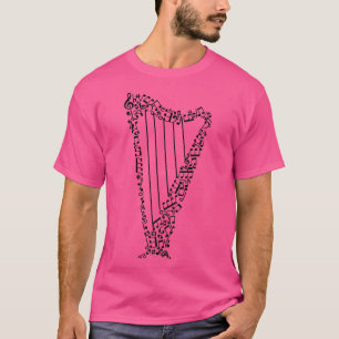 Harp Sheet Music T-shirt