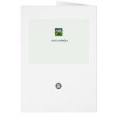 Harp-shinned Hawk Blank Card (Achterkant)