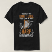 Harp Smart People Instrumen T-shirt (Design voorkant)