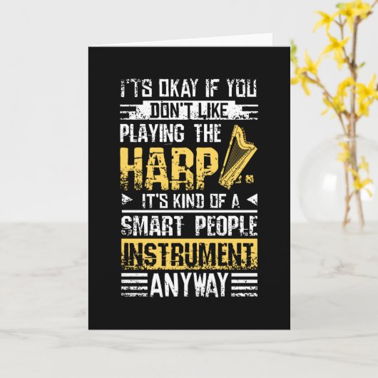 Harp Smart People Kaart (Gele Bloem)