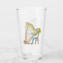 Harp Spelende Stickman