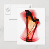 Harp spin briefkaart (Voorkant / Achterkant)