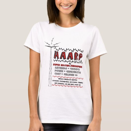 HARP superverwarming van de ionosfeer T-shirt (Voorkant)
