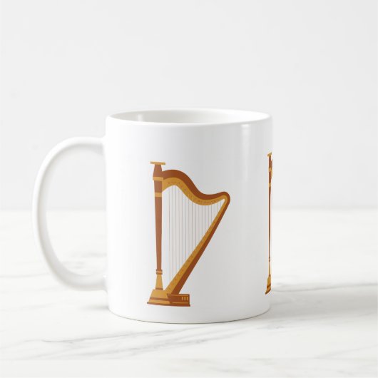 Harp tas koffiemok (Links)