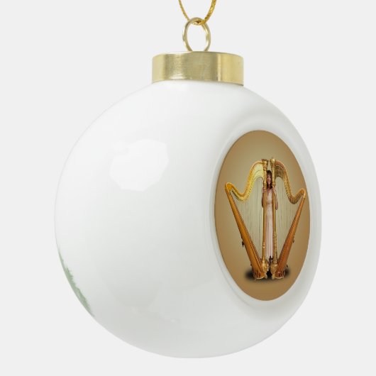 HARP THEME KERAMISCHE BAL ORNAMENT (Links)