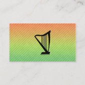 Harp Visitekaartje (Achterkant)