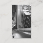 Harp Visitekaartje Black en White (Achterkant)