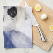 Harp-zeehondenpup in de Golf van St. Lawrence Theedoek (Quarter Fold)