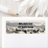  Harp-zegels in Arctische sneeuw door Louis Fuerte Etiket (Insitu)