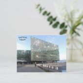 Harpa Concert Hall, Reykjavik, IJsland. Briefkaart (Staand voorkant)