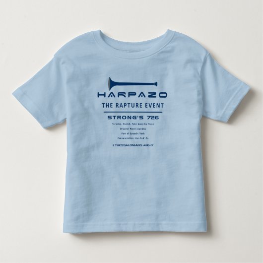 Harpazo Rapture Event Kinder Shirts (Voorkant)