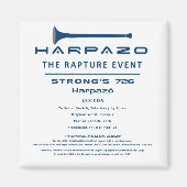 Harpazo Rapture Event Magneet (Voorkant)