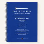 Harpazo Rapture Event Notitieboek (Voorkant)