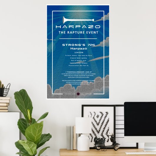 Harpazo Rapture Event Poster (Thuiskantoor)
