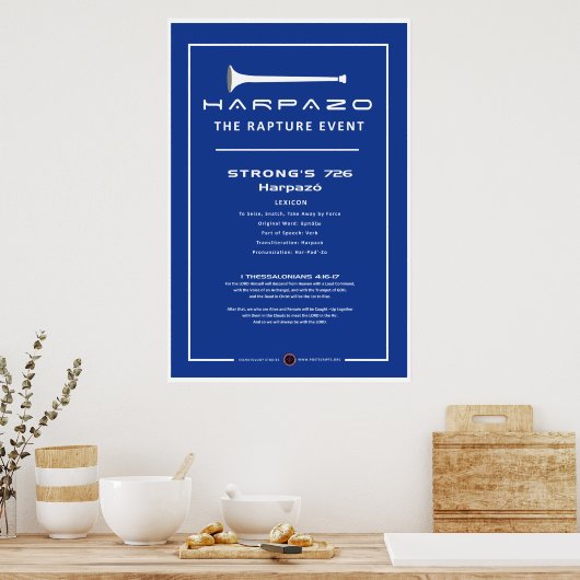 Harpazo Rapture Event Poster (Keuken)