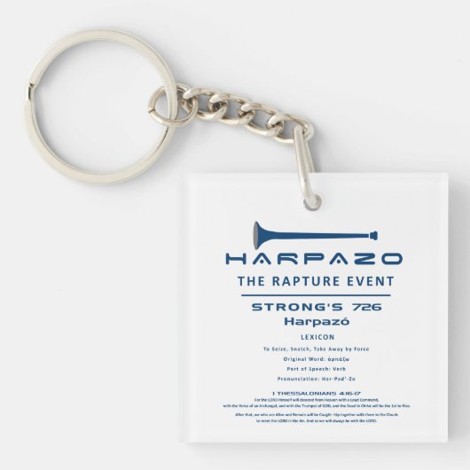 Harpazo Rapture Event Sleutelhanger (Voorkant)