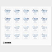 Harpazo Rapture Event Vierkante Sticker (Vel)