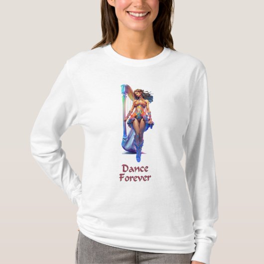 harpdanseres t-shirt (Voorkant)
