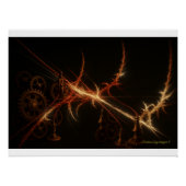 Harpe Fulgurante - Artefact Steampunk Lumineux Perfect Poster (Voorkant)