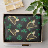 Harpen en shamrocks voor St. Patty's Day Tissuepapier (Geschenk)