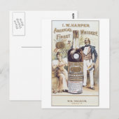 Harper Americas Finest Whiskey Briefkaart (Voorkant / Achterkant)