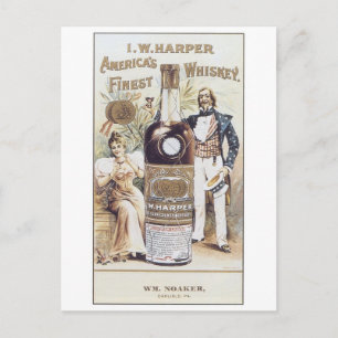 Harper Americas Finest Whiskey Briefkaart