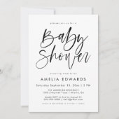 HARPER baby shower-uitnodiging Kaart (Voorkant)