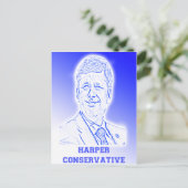 Harper Conservatief Briefkaart (Staand voorkant)