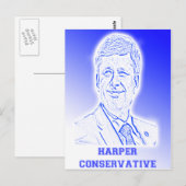 Harper Conservatief Briefkaart (Voorkant / Achterkant)