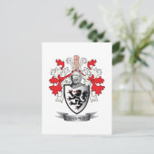 Harper Family Crest Coat of Arms Briefkaart (Staand voorkant)