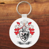 Harper Family Crest Coat of Arms Sleutelhanger (Voorkant)