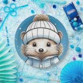Harper Hedgehog (gezicht) Papieren Bordje (Feest)