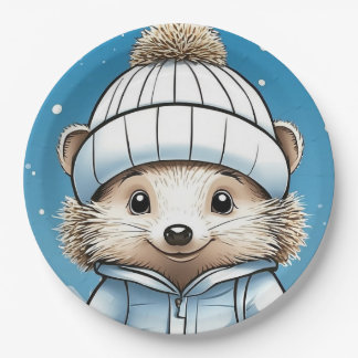 Harper Hedgehog (gezicht) Papieren Bordje