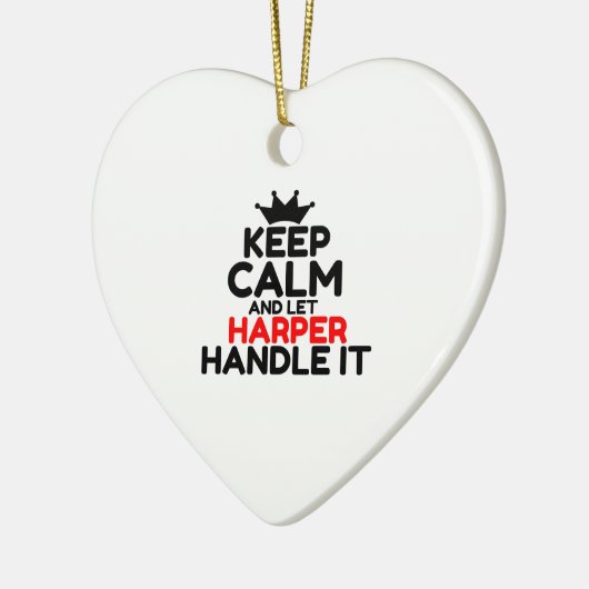 HARPER KERAMISCH ORNAMENT (Links)