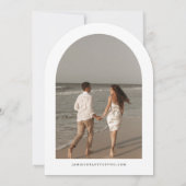 HARPER Moderne Eenvoudige Foto Gearchiveerd Save t Kaart (Achterkant)