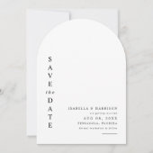 HARPER Moderne Eenvoudige Foto Gearchiveerd Save t Kaart (Voorkant)