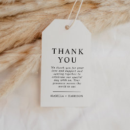 Harper - Moderne minimalistische seriefabricage Cadeaulabel