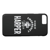 Harper Personalized Name Birthday Gift Case-Mate iPhone Case (Achterkant (Horizontaal))