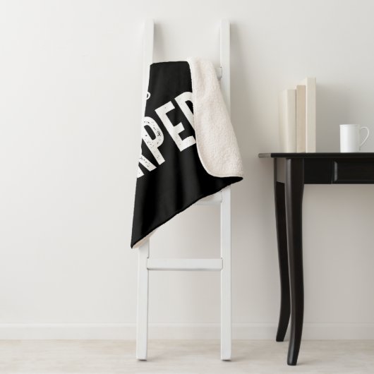 Harper Personalized Name Birthday Gift Sherpa Deken (In situ)